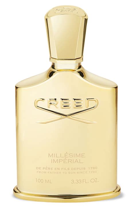 creed millesime imperial gold bottle.